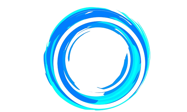 blue colure background circle