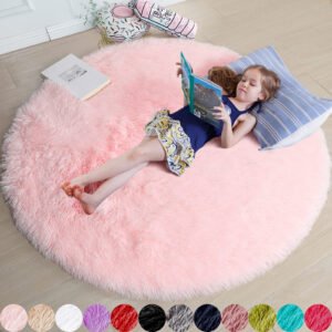 Round Pink Rug